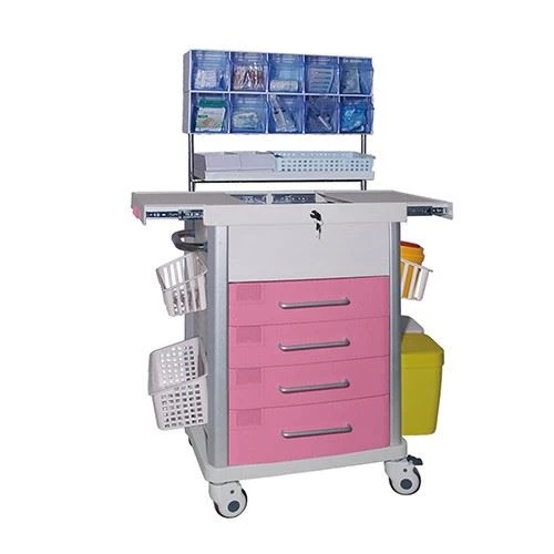 Abs Plastic Anesthesia Cart KY-66032A4-PK